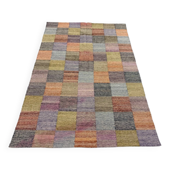 Handmade checkered kilim