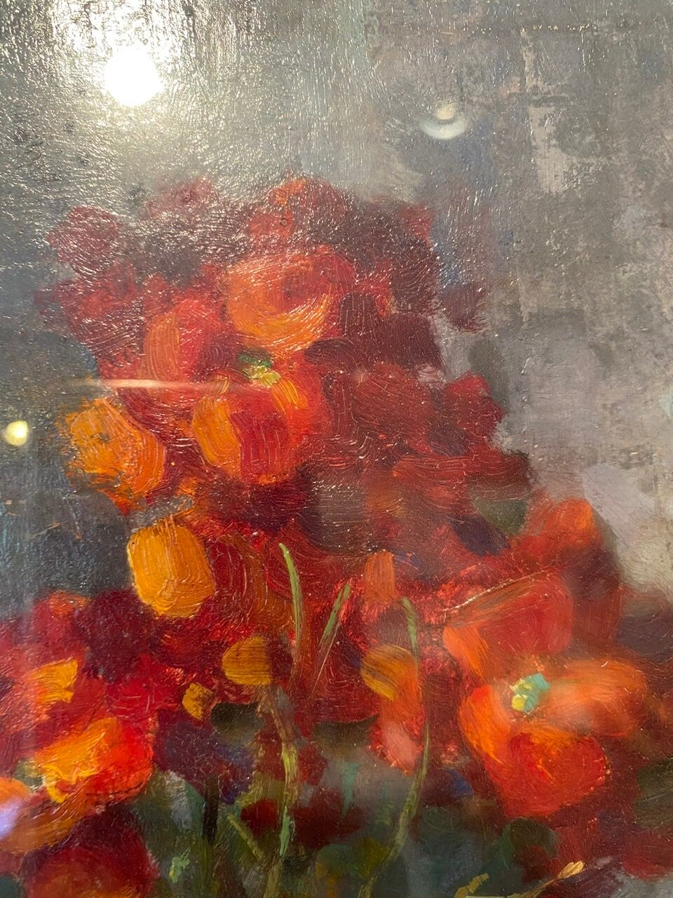 Old painting, still life with cloves by Abel Gay (1877-1961)