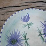 Vintage ceramic thistle plate by Marie Madeleine Jolly