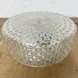 Vintage Glass Wall or Ceiling Light, 1970s