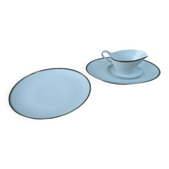 Saucière et 2 plats