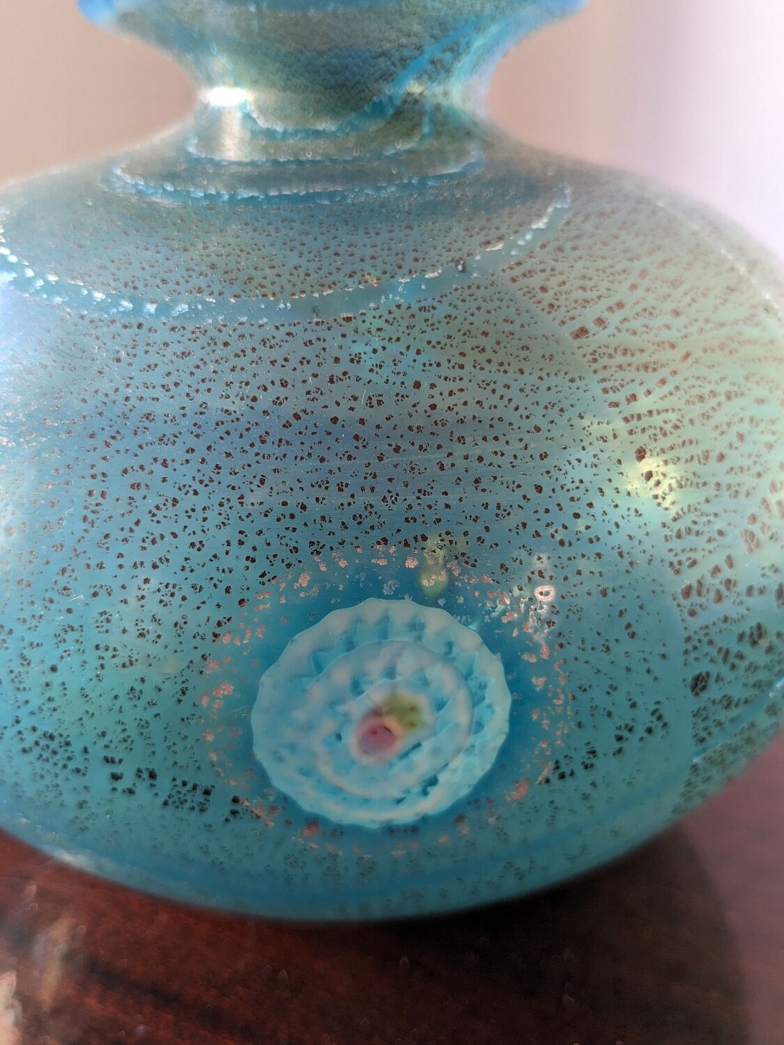 Murano glass vase by Franco Moretti