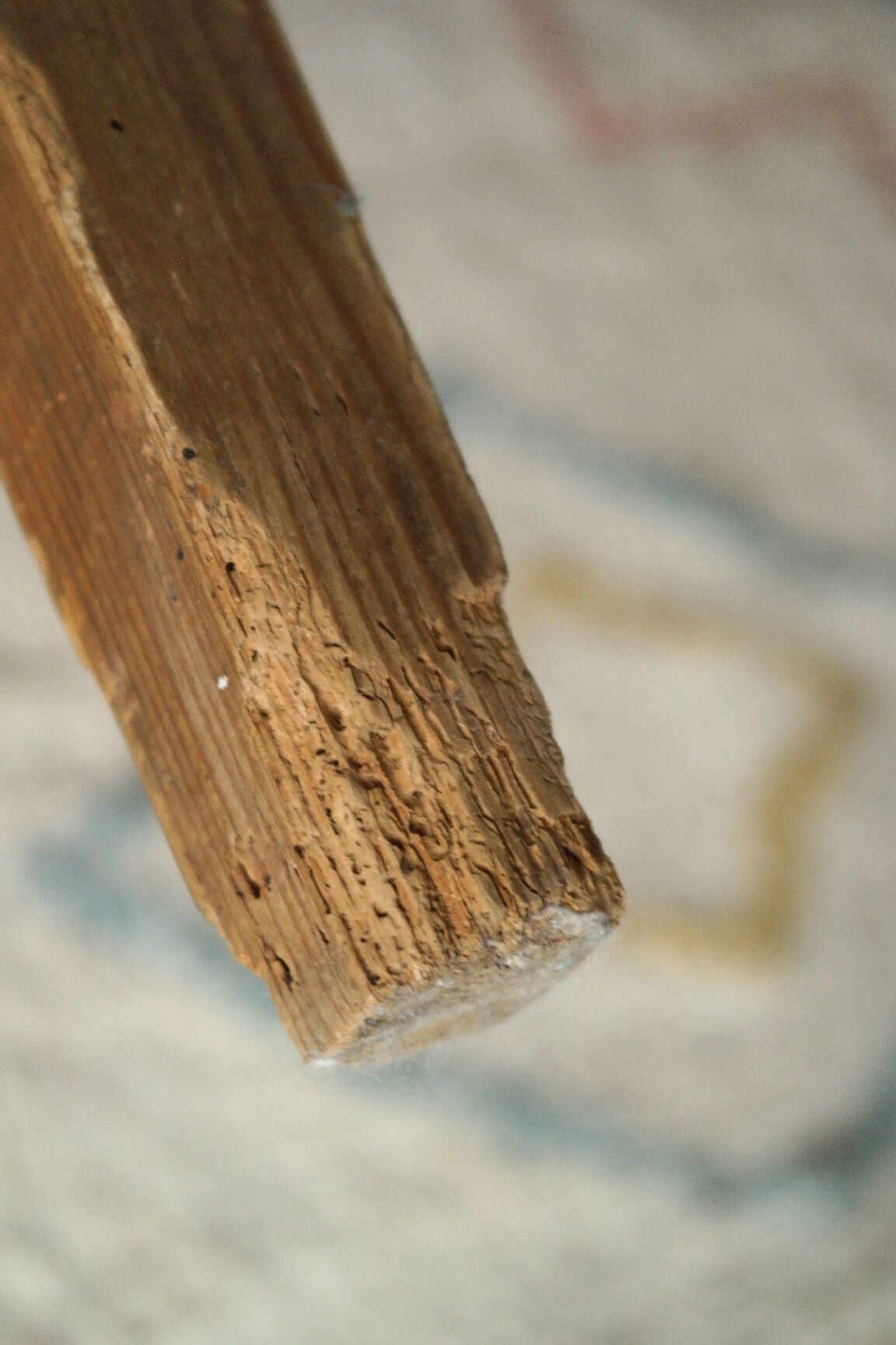 Farmhouse side table in old wood