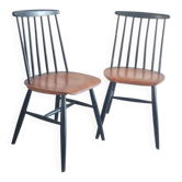 Pair of Scandinavian chairs model Fanett by Tapiovaara