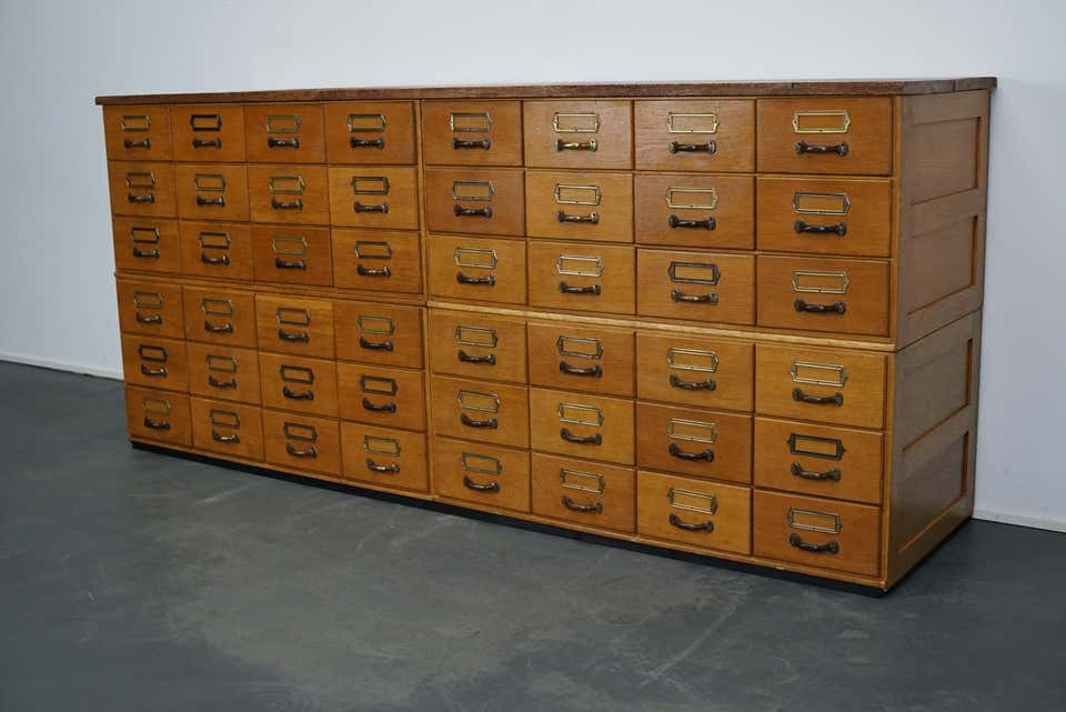 Germany oak storage furniture circa 1950