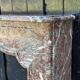 Regency style fireplace in Rance marble, 19th century