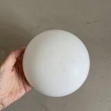 Small opaline wall or ceiling light D15cm
