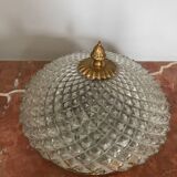 Molded glass ceiling light