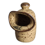 Pyrite stoneware pot