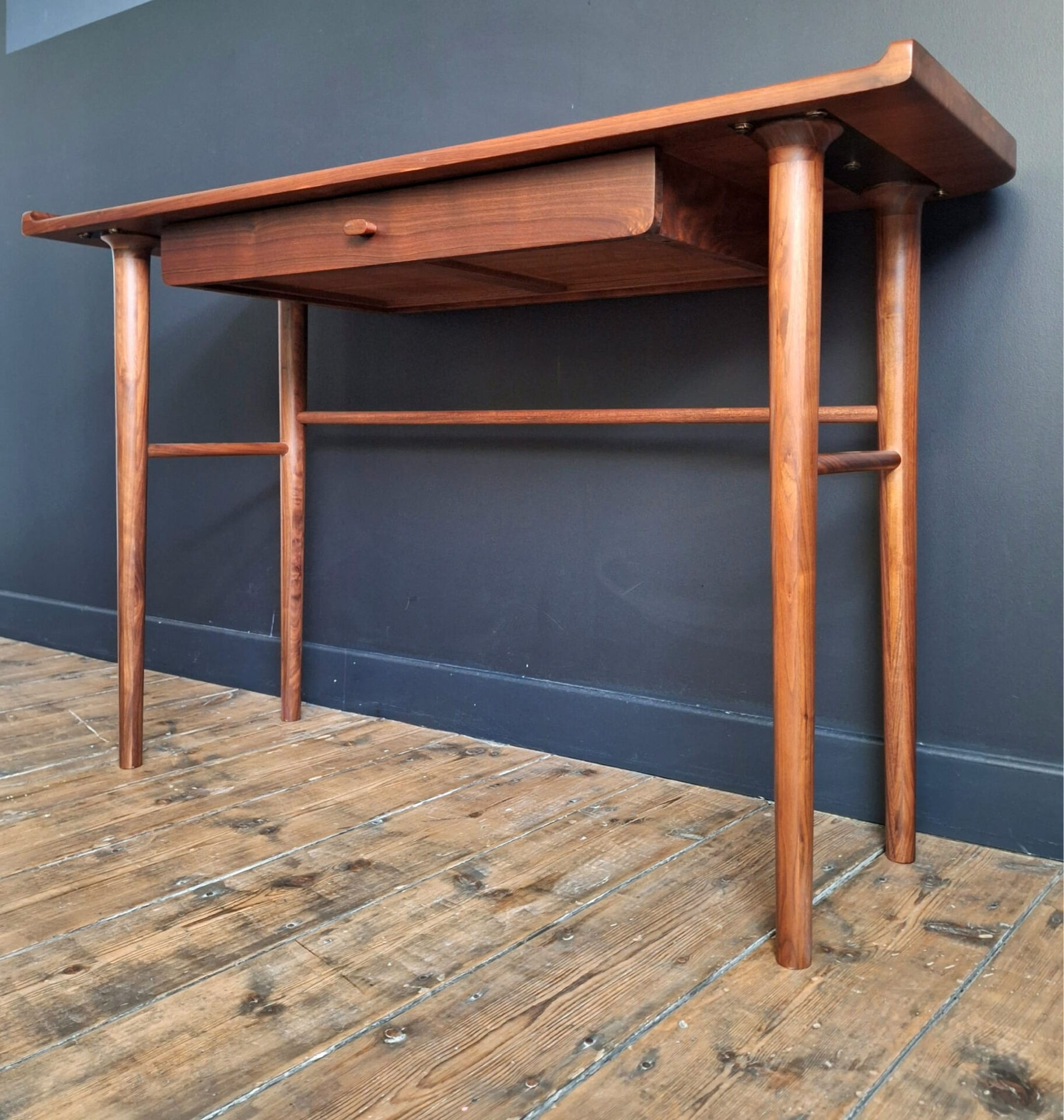 AMPM solid walnut desk Magosia, console, side table