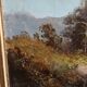 huile sur toile XIXème paysage des Pyrénées Alfred Godchaux