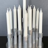 Aluminium candle holders for 13 candles, 1970s.