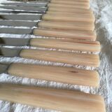 Vintage resin and stainless steel knives