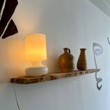 Lykta lamp in white glass, ikea 1980