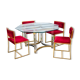 Alexandro albrizzi table with 4 chairs