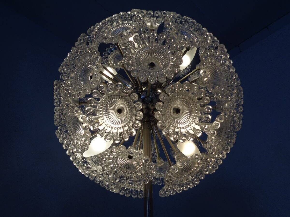 Floor lamp with tulip base from Sölken Leuchten, 1960s.