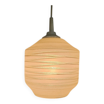 Mid-century | pendant lamp | Massive | Sling pattern | 60s |