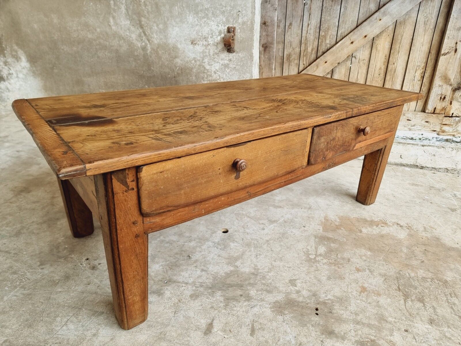 Antique coffee table TV furniture 19th century