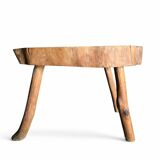 Table basse en bois massif naturel
