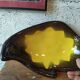 Large solar-shaped ceramic bowl, France, 1950s-1960s.