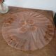50s pink glass tray