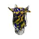 Vase en verre d'art vintage Chřibská Sklárna Josef Hospodka des années 1960/1970.