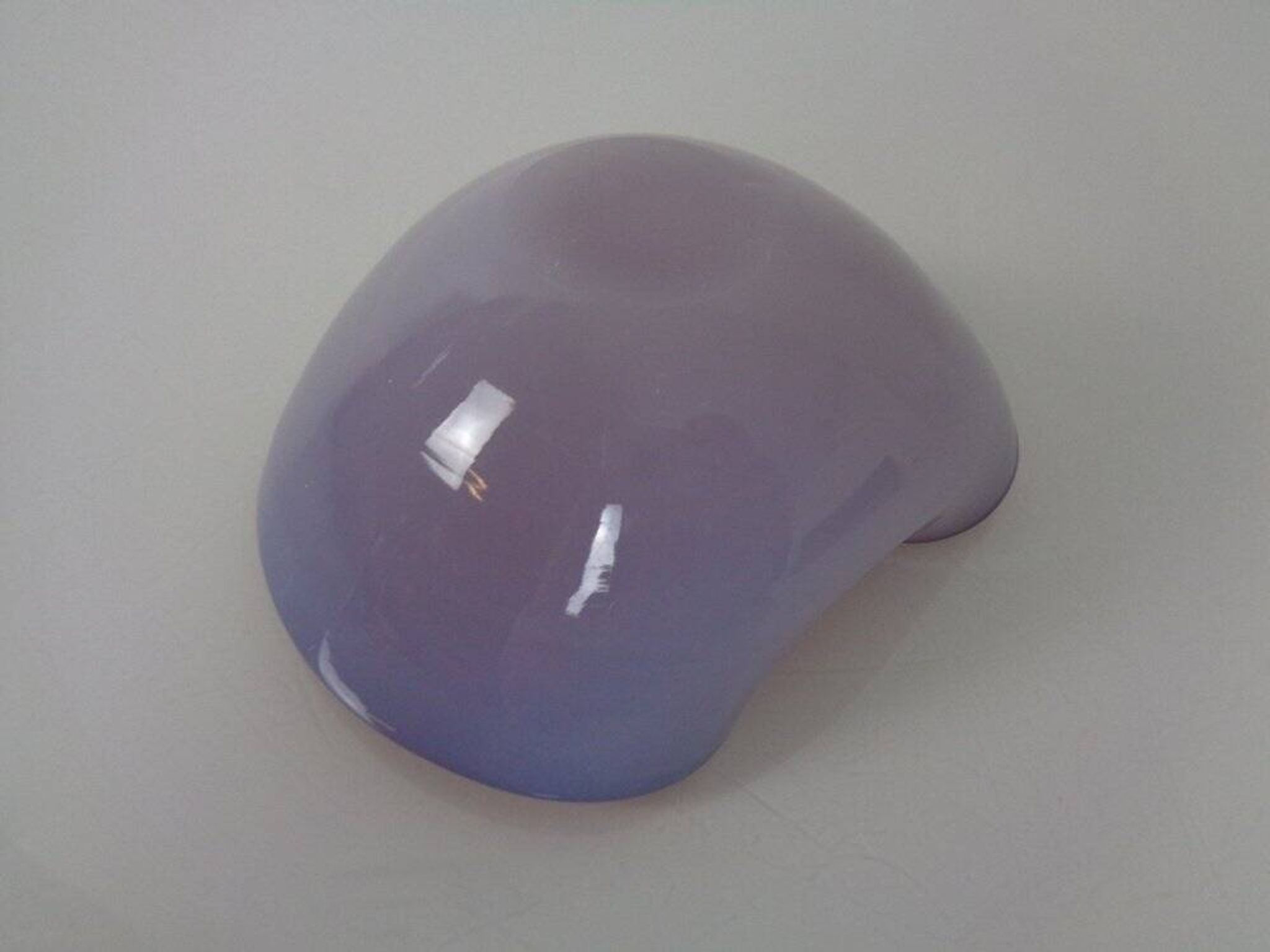 Red and Lilac Sommerso Murano Glass Bowl or Ashtray, Italy, 1960s
