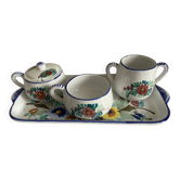 Coffee/breakfast service in Italian porcelain, Royal Peruzzi, thousand.