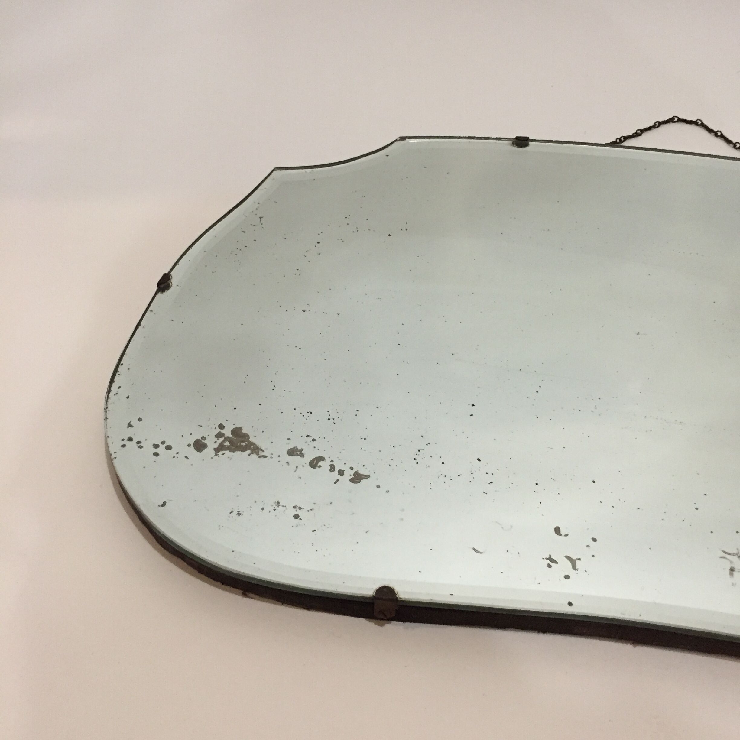 Old beveled mirror