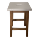 Vintage oak stool 260351