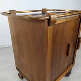 Rolling service art deco bar