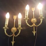 Brass arrow appliques