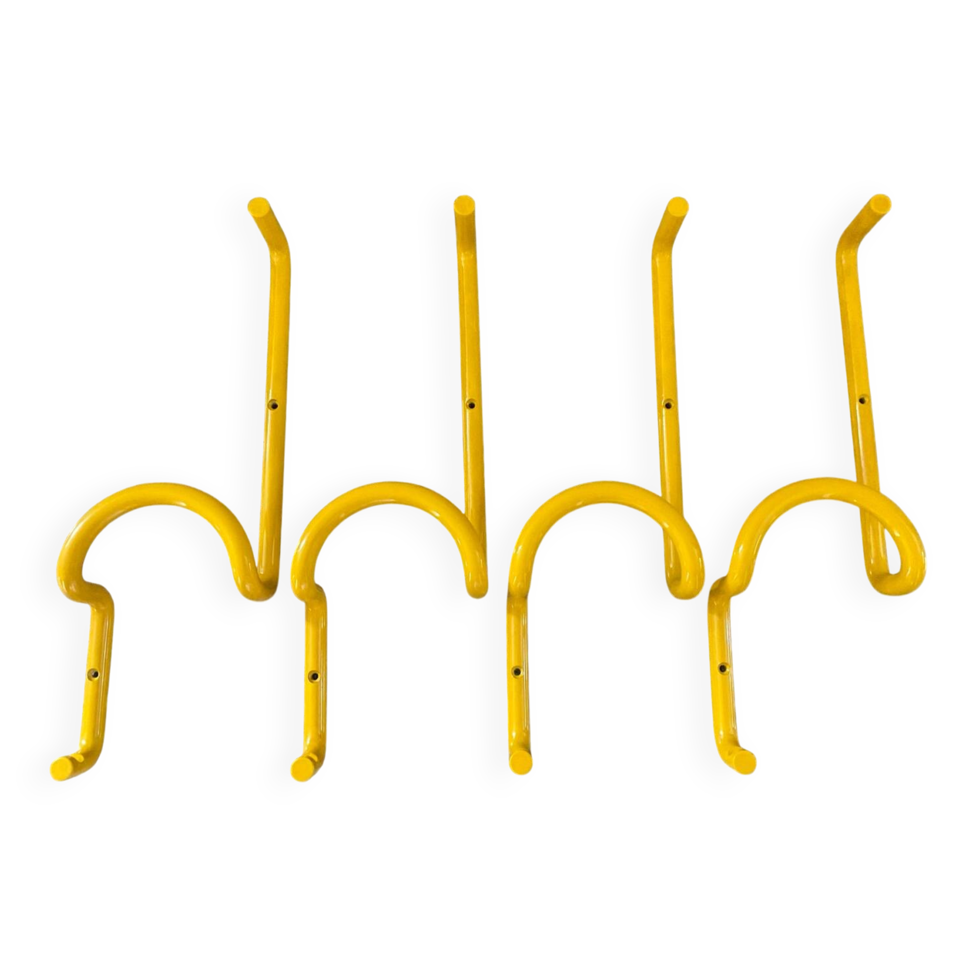 Series of 4 “Taka” hooks by Cesar Rota Nodari Acerbis