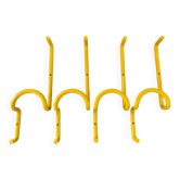 Series of 4 “Taka” hooks by Cesar Rota Nodari Acerbis