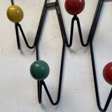 Wall coat rack creation Dupré-Hauser in Montreuil 1958