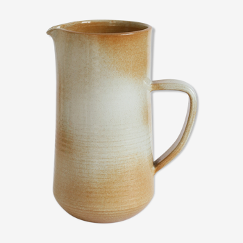 Enamelled sandstone pitcher