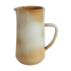 Enamelled sandstone pitcher