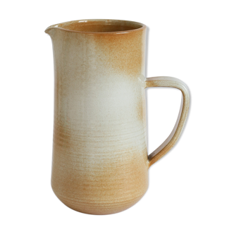 Enamelled sandstone pitcher