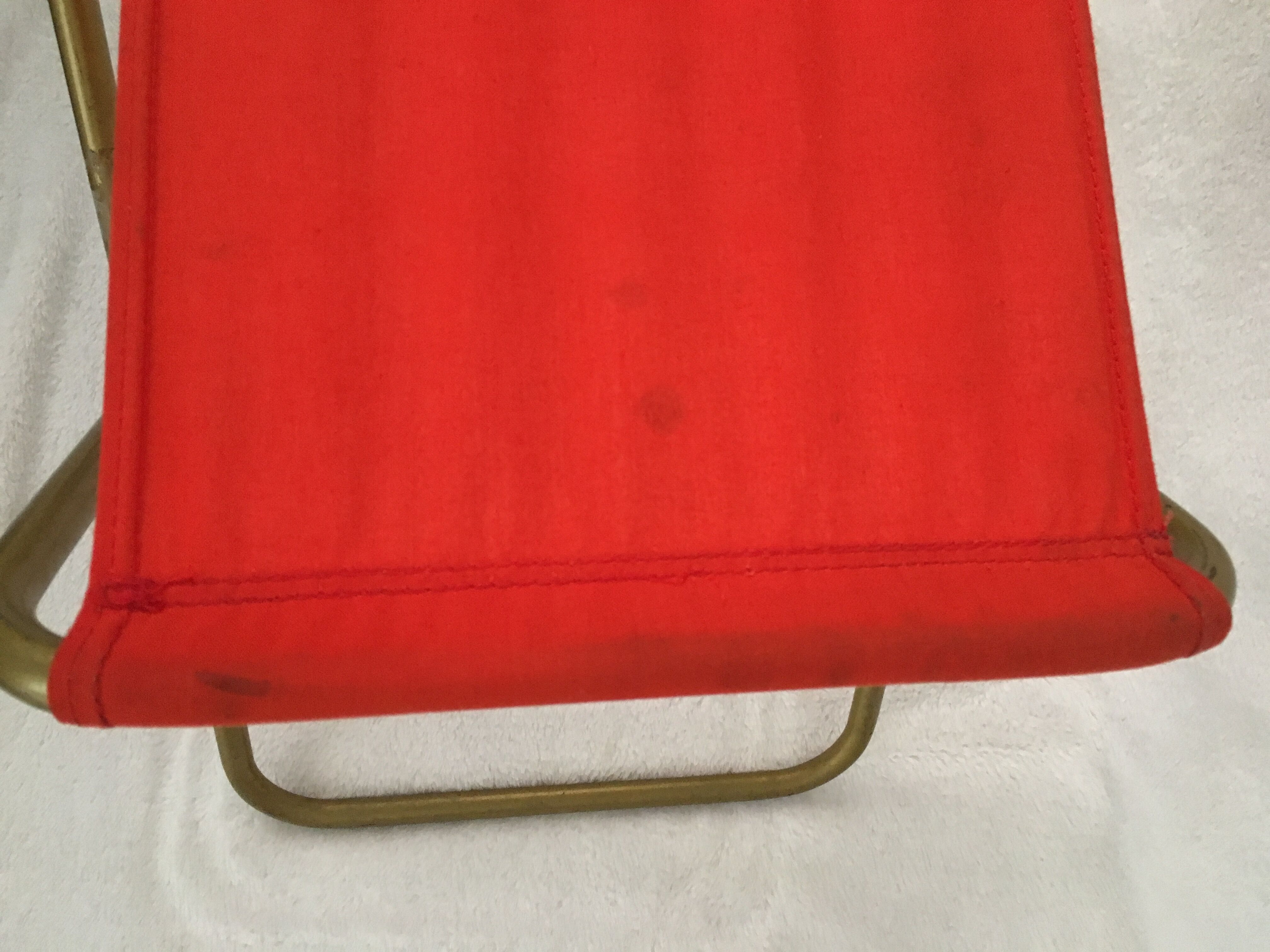 Pair of folding lail Lafuma stools