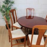 Round Empire style table in Mahogany France