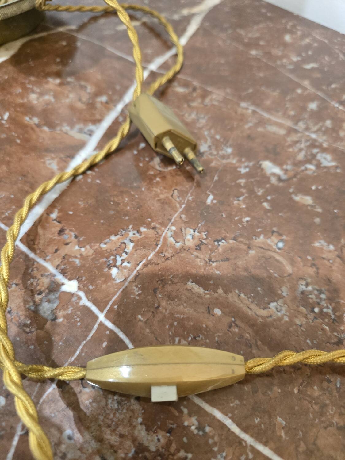 Empire style hot water bottle lamp