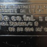 Téléphone à cadran vintage S63 bicolore