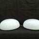 Two plafonniers in opaline of annees 60/70