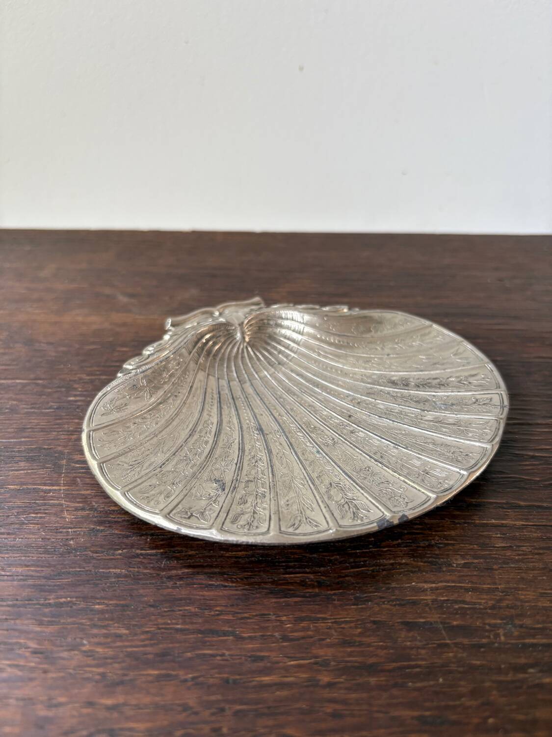 Silver-plated metal shell emptier, 1800