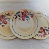 5 numbered dessert plates