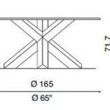 La Rotonda table by Mario Bellini for Cassina
