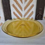 Plat de service ambre