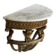 Console en bois sculpté de style Louis XVI vers 1900