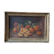 Old still life painting with oranges