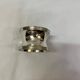 silver metal napkin ring 1980